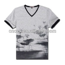 13ST1006 Men's fashion round neck design t shirt